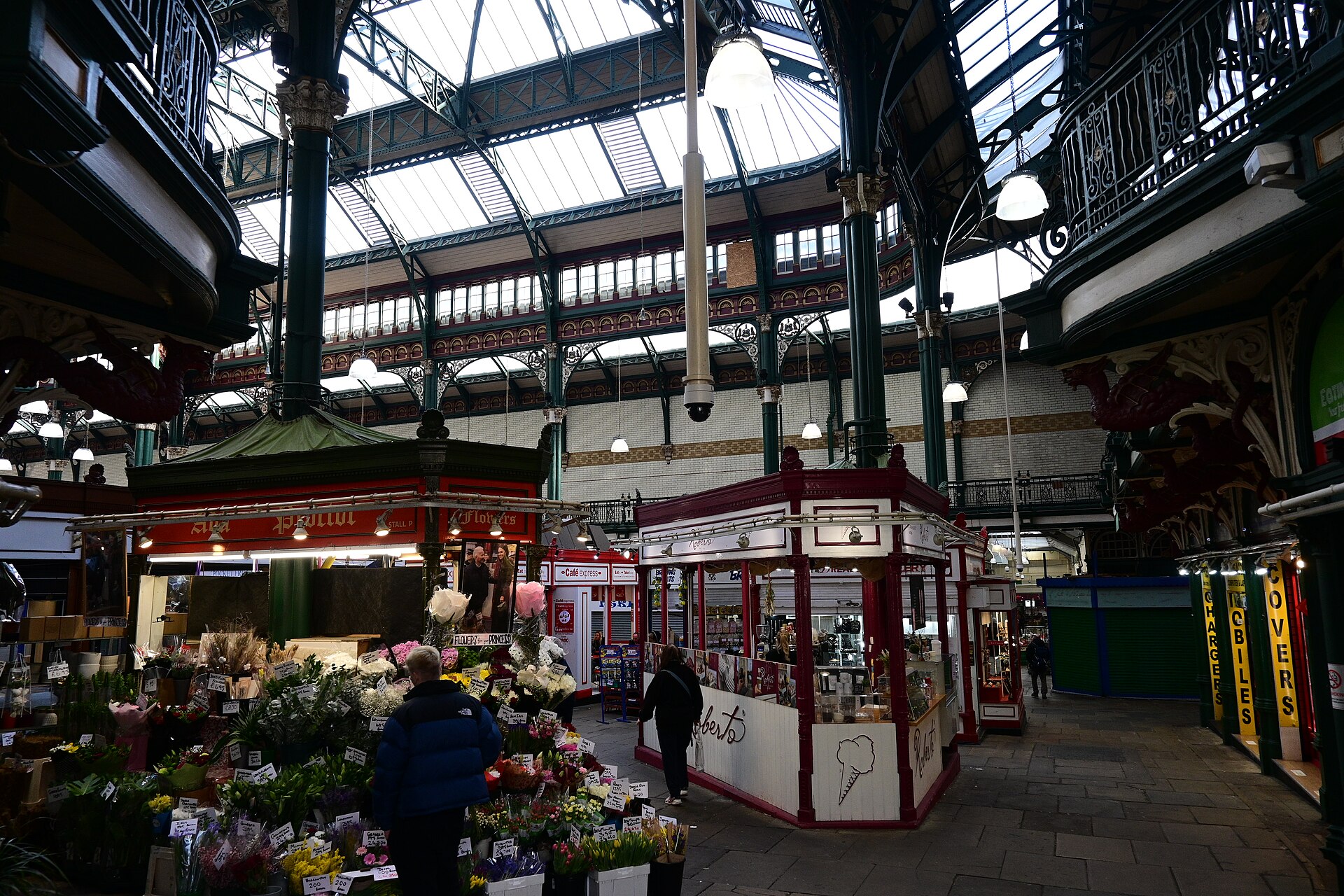 Kirkgate Market, Leeds Interior, Feb24 01